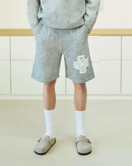 Essential 4M Knitted Shorts Dove Grey