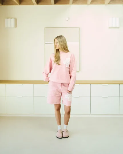 Essential 4M Knitted Sweater Pink1