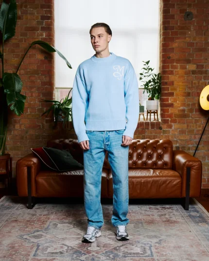 Signature M Sweater Blue