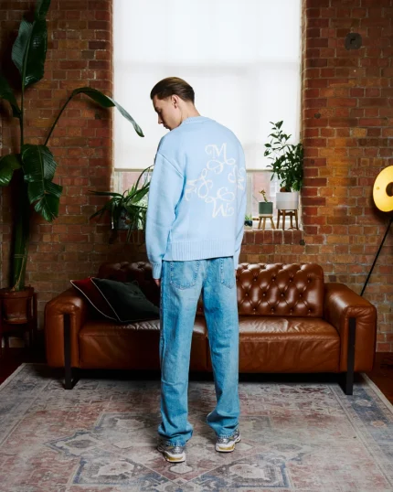 Signature M Sweater Blue s