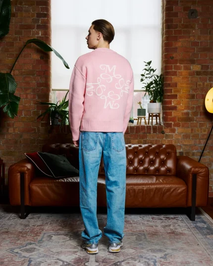 Signature M Sweater Pink1
