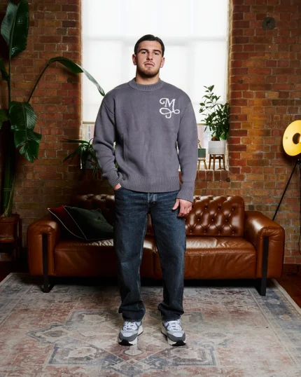 Signature M sweater Charcoal